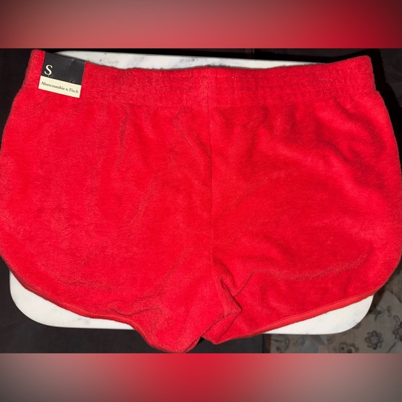 Y2K Abercrombie & Fitch Red Orange Women's Athletic Shorts - Picture 7 of 8